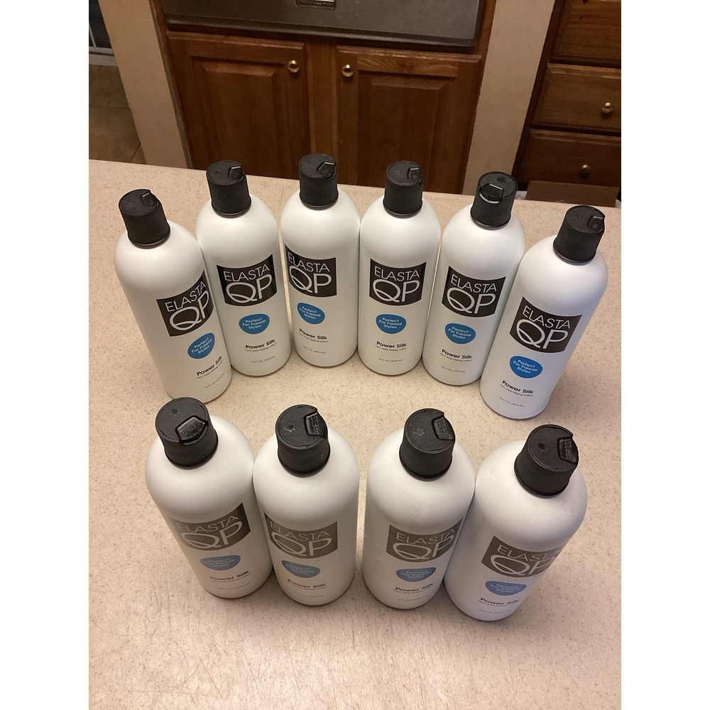 NEW Elasta QP Elasta Power Silk Styling Firm Hold Lotion Freeze Styles Rod Sets